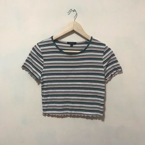 Striped Crop Top